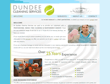 Tablet Screenshot of dundeecleaningservices.co.uk